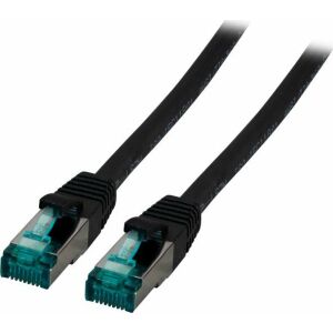 EFB EFB RJ45 Patchcable S/FTP, Cat.6A, LSZH, 1,5m, fekete 132976879 - UTP kábel
