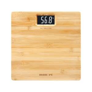 Momert Bambus Digitalwaage, Modell 5877, mit LCD-Display - Personenwaagen