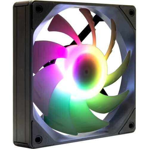 Inter-Tech 120* 120* 25 ARGUS ES-011 LED RGB ventilátor