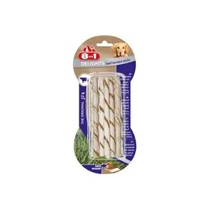 8in1 Delights Beef Twisted Sticks Hunde Leckerlis, 10 Stück - Hundefutter