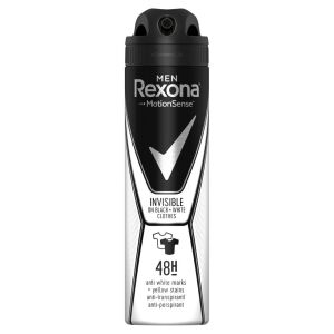 Rexona Motion Sense férfi dezodor spray Invisible fekete-fehér 150ml