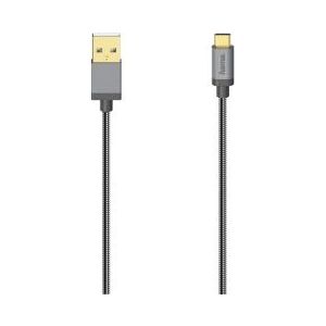Kabel Hama USB 2.0 Premium USB A - USB-C 0,75m antracytowy 132986242 - Kabel USB