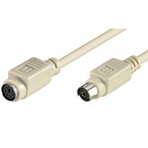 MicroConnect PS/2 MD6 hosszabbító 2m M/F Férfi Nő 50db/ctn 138956706 - PS/2 kábel