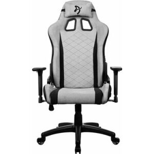 Arozzi Avanti Soft Fabric Gaming Stuhl - Hellgrauer ergonomischer Gaming Stuhl - Kinder & Jugendmöbel
