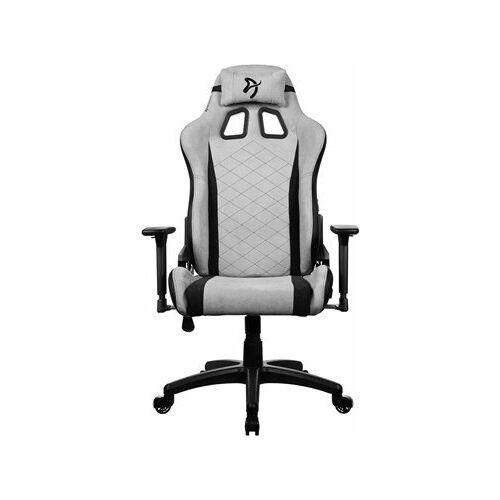 Arozzi Avanti Soft Fabric Gaming Stuhl - Hellgrauer ergonomischer Gaming Stuhl