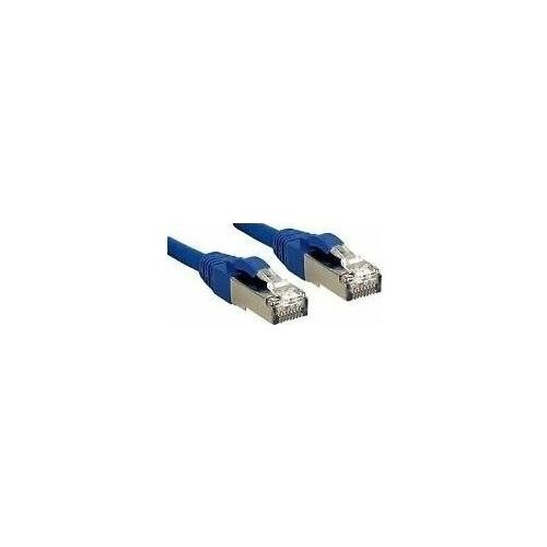 Lindy Cat6A S/FTP PIMF LSOH kék patch kábel 1m - Lindy