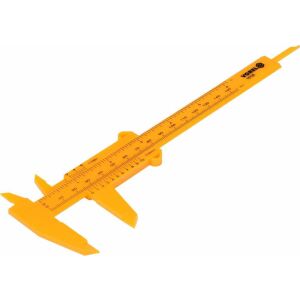 Vorel 150mm műanyag tolómérő precíz mérésekhez - Tolómérő