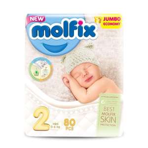 Molfix Jumbo Pelenka 2 (80db) 30346975