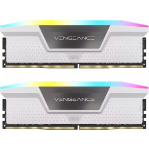 Corsair Vengeance RGB 64GB DDR5 6000MHz Fehér Memória Kit - Corsair