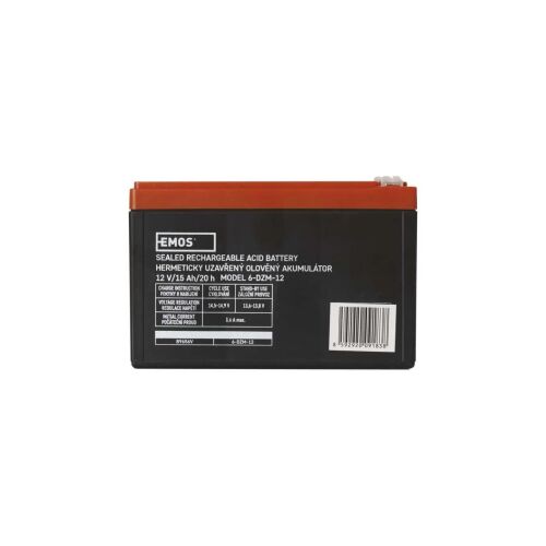 Antriebsbatterie AGM 12 V/15 Ah F6,3 EMOS B9656V 133005650