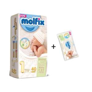 Molfix popsitörlővel Pelenka 1 (40db) 30346984