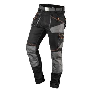 Neo munkanadrág karcsúsított(slim fit), 60% pamut, 37% polyester, 3% elastane, 285 g/m2, övvel, s 133013329 - NEO Tools