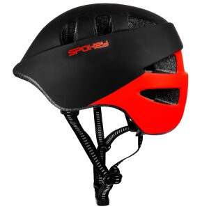 Kask dziecięcy Cherub rozmiar 48-52 czarny Spokey 927783 133013818 - Kask rowerowy