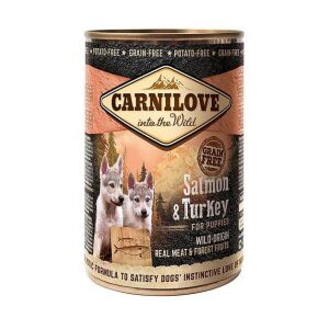 CARNILOVE Into the Wild Salmon&Turkey for Puppies - mokra karma dla psa - 400 g 133013933 - Karma dla psów