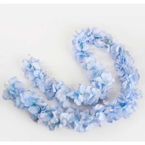 Hortenzia Művirág girland 170cm #kék 42077194