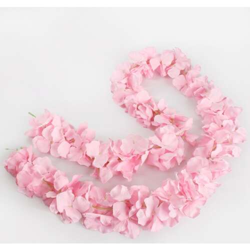 Hortenzia Művirág girland 170cm #rózsaszín 42077200