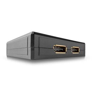Dwukierunkowy przełącznik Lindy 2-portowy Displayport 1.2 133017177 - Konwerter DisplayPort
