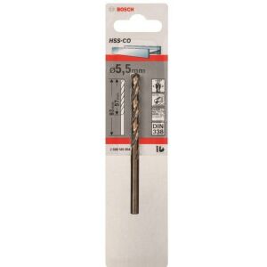Wiertło Bosch HSS-CO 6.8mm do metalu, norma DIN 338 - Wiertło