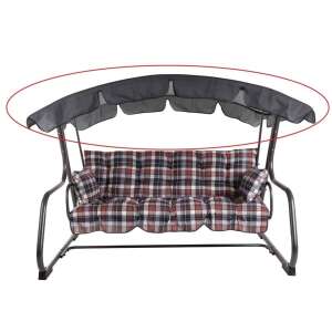 DAJAR tartalék tetőponyva a RAVENNA hintaágyhoz - szürke - Hintaágy kiegészítő