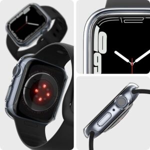 Spigen Etui Spigen Thin Fit Apple Watch 7 (45mm) Crystal Clear 133018540 - Inteligentne urządzenie