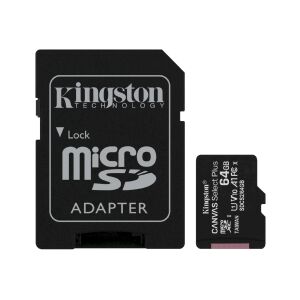 Kingston 64GB microSDXC Canvas Select Plus 100R Memorie A1 133018506 - Articole foto, video și optică