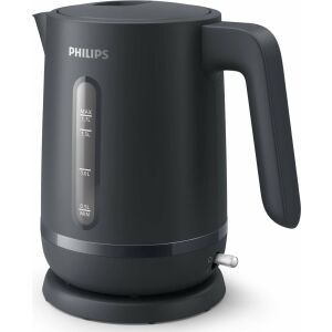 Prim-plan cu fierbătorul electric negru Philips HD9314/90 - Fierbătoare, Sandwich-maker, Blendere, Prajitoare de paine și Storcatoare de fructe și legume
