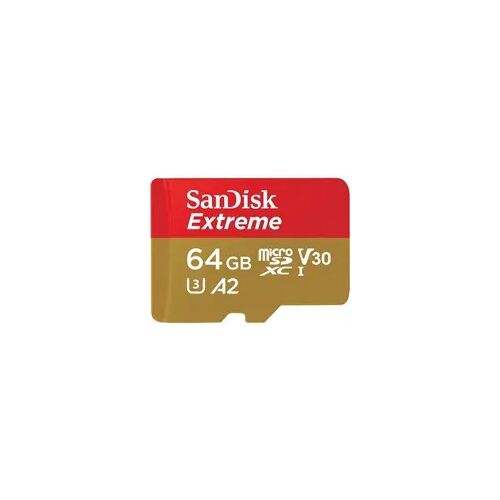 Karta pamięci SANDISK EXTREME microSDXC 64 GB 170/80 MB/s UHS-I U3 ActionCam (SDSQXAH-064G-GN6AA) 133025495