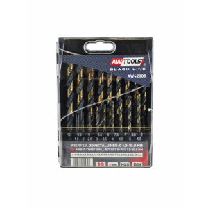 AWTOOLS WIERTŁO METAL HSS M2 KPL.19szt. /1,0-10,0mm/ PREMIUM 133030290 - Awtools