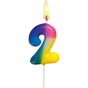 Pelikán születésnapi torta gyertya száma 2 4,5cm SUSY-CARD