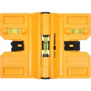 Vorel mágneses sarok vízmérték 3 buborékkal, pontos szögméréshez - Vorel