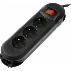 Hama Power Strip Comfort 3 prize, 1,5m, negru 133035196 - Lămpi și iluminat