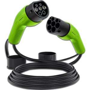 Qoltec Kabel EV Typ 2 do ładowania samochodu | 22kW | 32A | 5m 133036257 - Stacja ładowania pojazdów elektrycznych