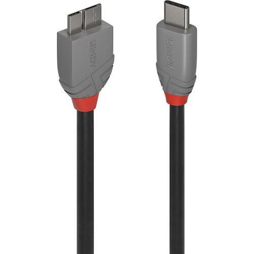 Kabel USB Lindy USB-C - micro-B 1 m Czarny (36621) 133037391