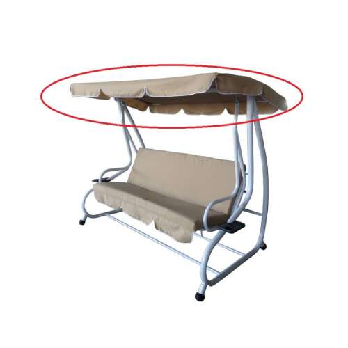 ROJAPLAST - DE LUXE Hintaágy Tetőponyva - Bézs - 200cm