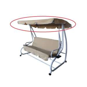 ROJAPLAST bézs színű pótló tetőponyva a DE LUXE hintaágyhoz - Hintaágy kiegészítő