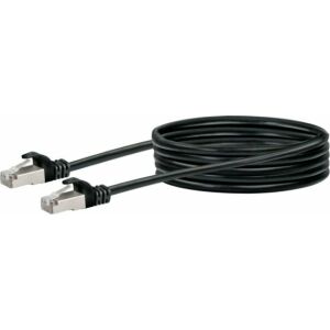 Schwaiger Schwaiger CAT6 hálózati kábel, S/FTP, 2,5m, fekete 133043216 - Kábel