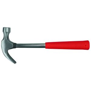 Top Tools 450g Hammer mit Stahlgriff und rotem Gummigriff - Top Tools
