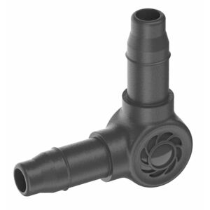 Micro-Drip-System L-Stück 4,6mm (3/16") (alb, 10 buc., Model 2023) 139343271 - Irigare