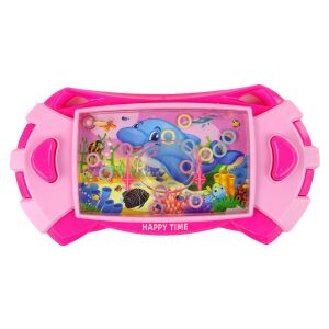 Water Dolphin Arcade Játékkonzol Rózsaszín, kézi vízi játék - Lean Toys