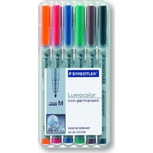 STAEDTLER vízben oldódó marker csomag, 6 db 133049229