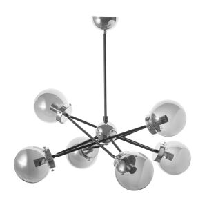 GALAKSI 6P, lampa wisząca, E14  max. 6x 40W, chrom 133050454 - Adviti