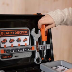 Smoby Black &amp; Decker Bricolo játék szerszámostáska szerszámokkal