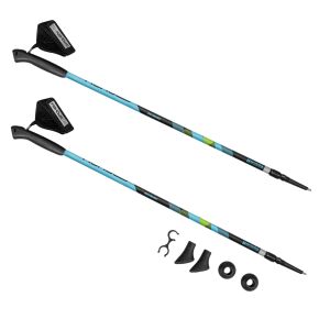 Spokey Kijki Nordic Walking Meadow niebiesko-czarno-zielone 929462 133054074 - Spokey