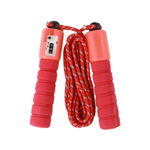 Skakanka z licznikiem 275cm czerwona 133054501 - Gry i sprzęt na świeżym powietrzu