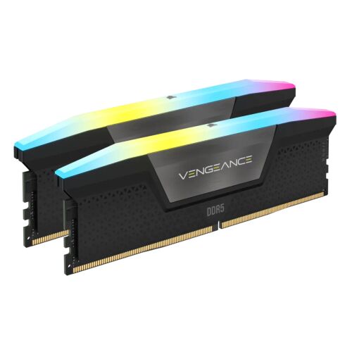 CORSAIR VENGEANCE RGB 96GB (2x48GB) DDR5 5200MHz RAM Kit