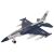 Szögletes nézet a Flugzeug-Reibungsantriebs-Lichtgeräusche 1:72 Marine játék repülőgépről