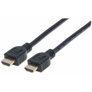 Cablu Manhattan HDMI la HDMI 4K, 2m negru - Manhattan