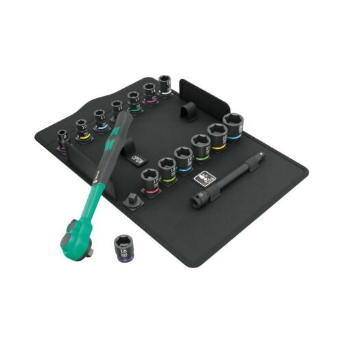 Set chei tubulare metrice Wera Zyklop Comfort SB 13 3/8", 11 piese