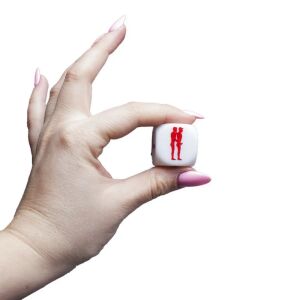 Kostka z gry dla dorosłych Chronomasutra Play - Gay edition z ilustracją pary męskiej - Sztuka i hobby