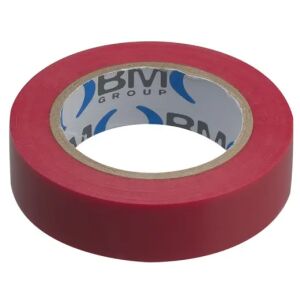 PVC szigetelőszalag, piros, 19mm, L-25M, BM Group Italia